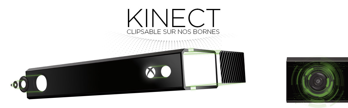 Kinect - Borne interactive sur mesure